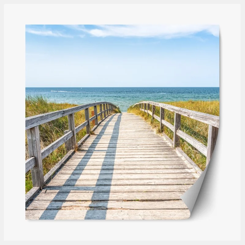 Naklejka repozycjonowalna monochromatyczny geometryczny wzór z kropkami – Wallissimo®