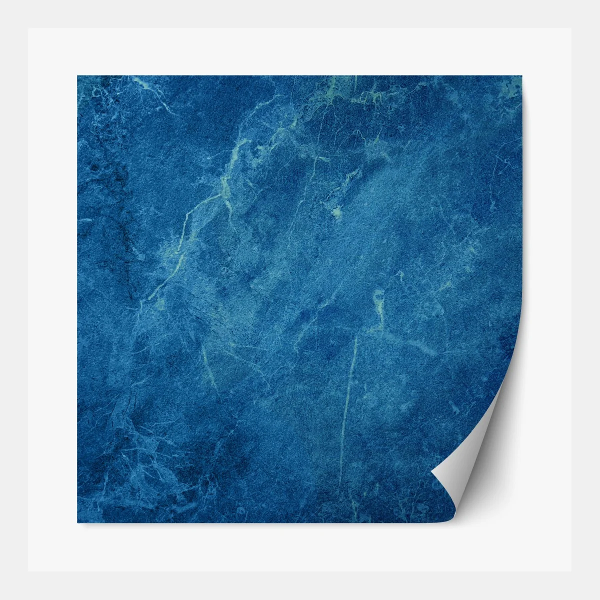 Naklejka repozycjonowalna głęboka niebieska tekstura marmuru – Wallissimo® Naklejka repozycjonowalna głęboka niebieska tekstura marmuru – Wallissimo®