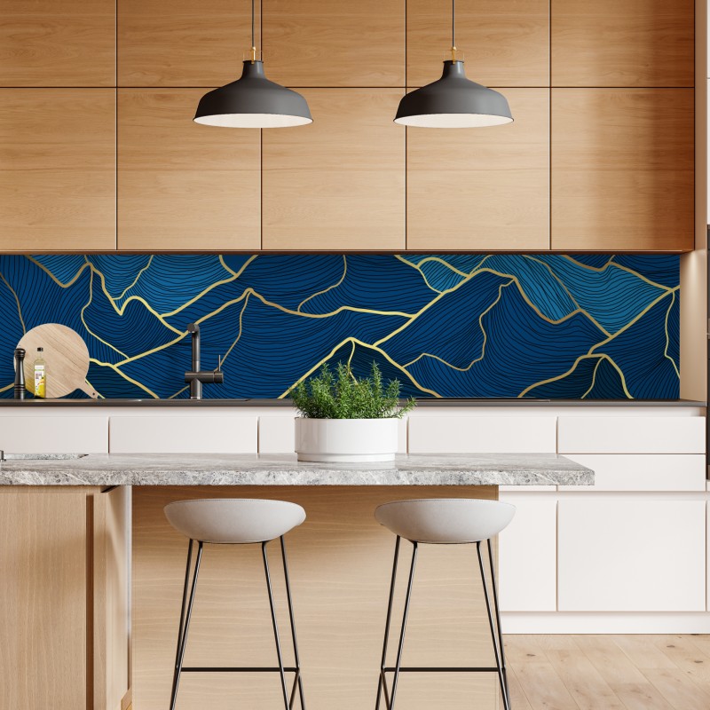 Naklejka repozycjonowalna akwarelowy wzór z ptakami i różami – Wallissimo®