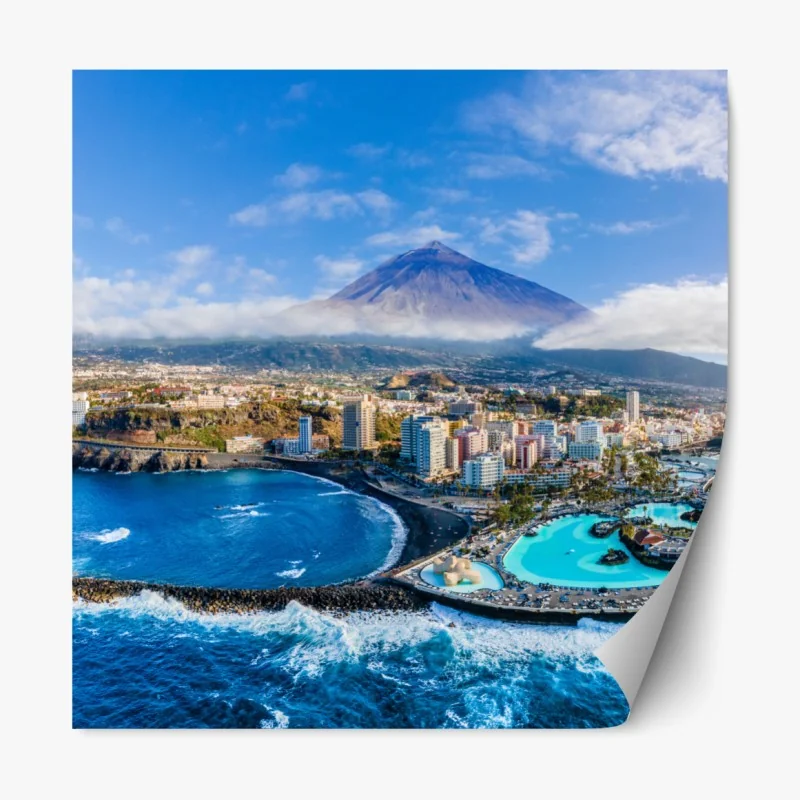 Naklejka repozycjonowalna słoneczny port śródziemnomorski – Wallissimo®