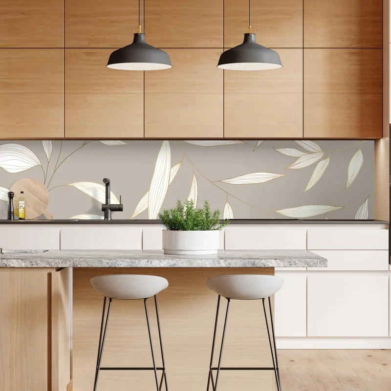 Naklejka repozycjonowalna tropikalna dżungla ze zwierzętami – Wallissimo®