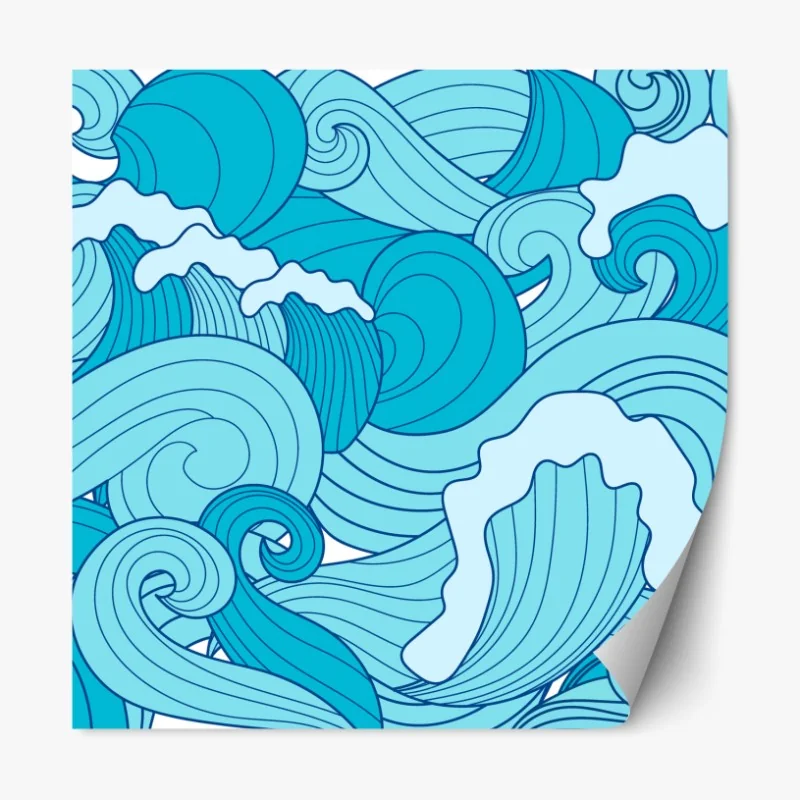 Naklejka repozycjonowalna złote jesienne wzgórza o zachodzie słońca – Wallissimo®