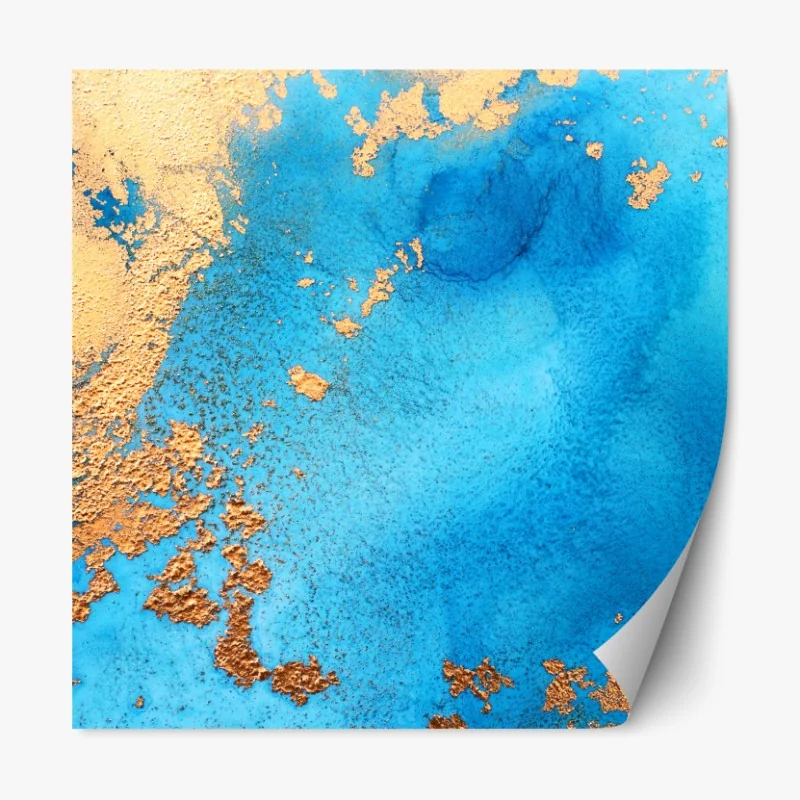 Naklejka repozycjonowalna żywy geometryczny wzór pop – Wallissimo®