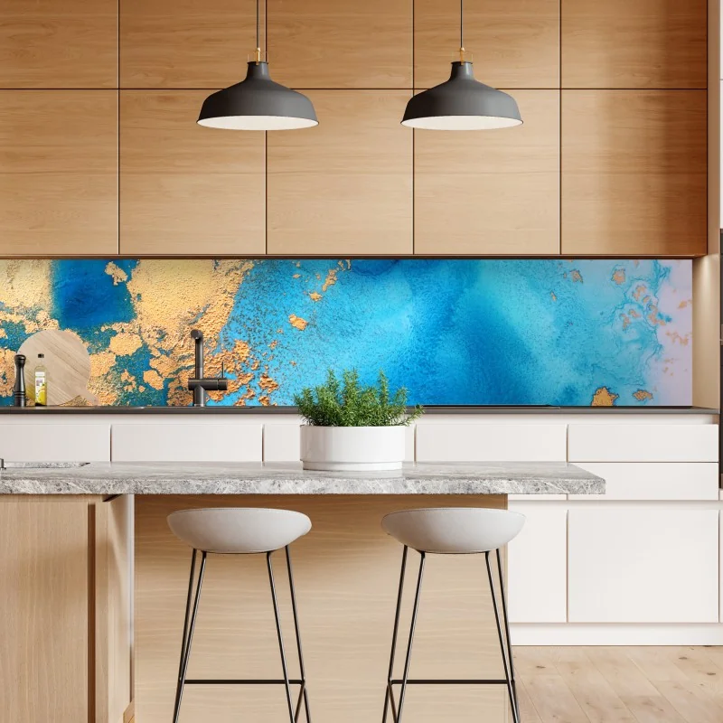 Naklejka repozycjonowalna żywy geometryczny wzór pop – Wallissimo®