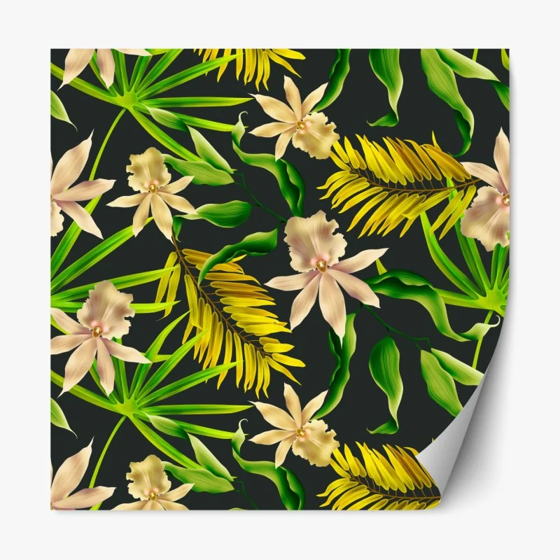 Naklejka repozycjonowalna słoneczna uliczka nad morzem z widokiem na zatokę – Wallissimo®