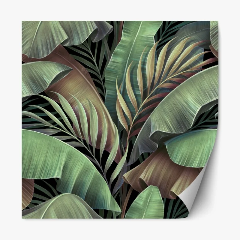 Naklejka repozycjonowalna słoneczna Santorini nadmorska wioska – Wallissimo®