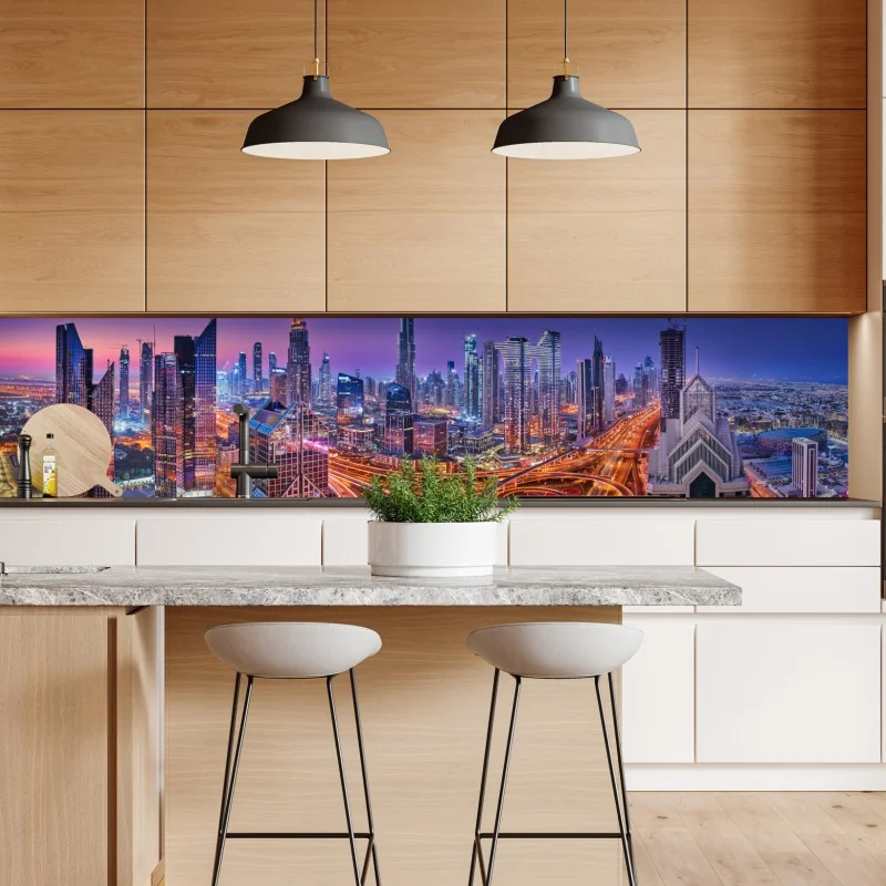 Naklejka repozycjonowalna perspektywa Mostu Brooklyńskiego w monochromie – Wallissimo®