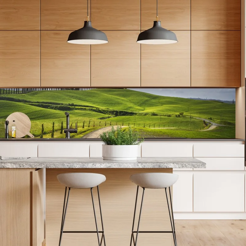 Naklejka repozycjonowalna złoty liść monstera na białym tle – Wallissimo®