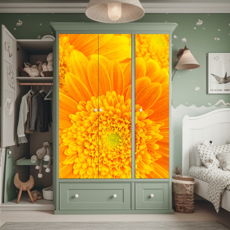 Naklejka na szafę Tadź Mahal odbicie w porannym świetle – Wallissimo®