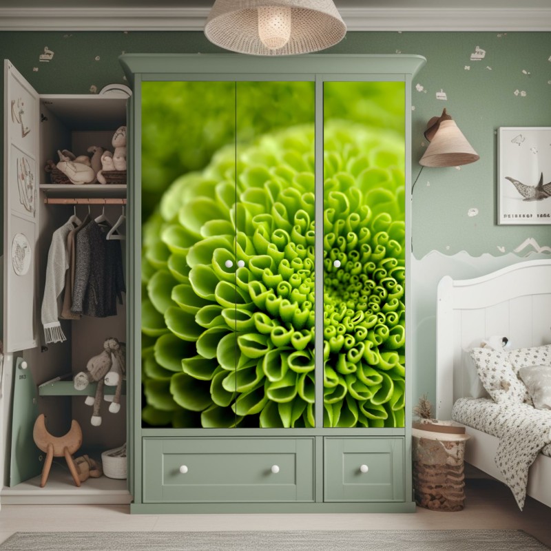 Naklejka na szafę Tadź Mahal odbicie w porannym świetle – Wallissimo®