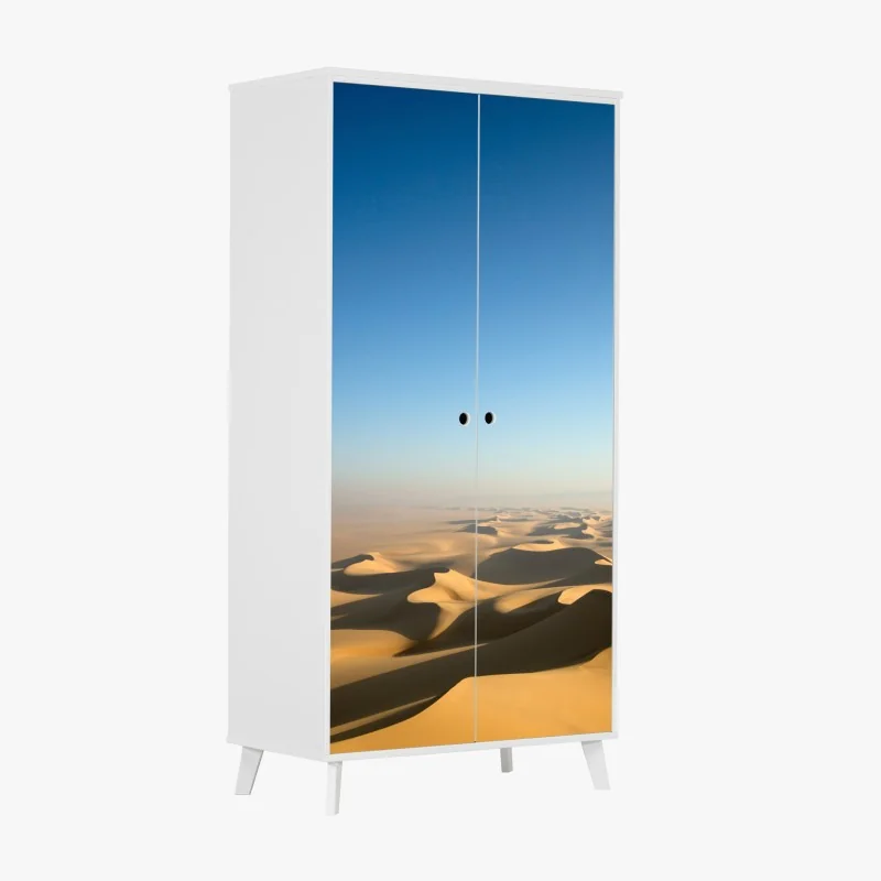 Naklejka na szafę Tadź Mahal odbicie w porannym świetle – Wallissimo®