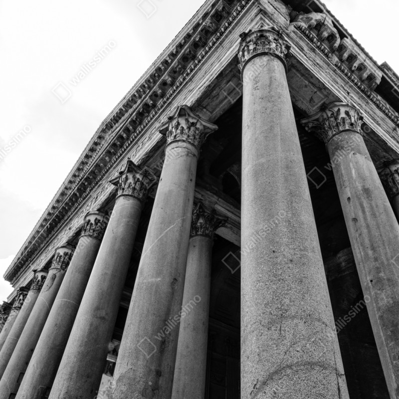 Naklejka na szafę monumentalne kolumny Panteonu w Rzymie – Wallissimo® Naklejka na szafę monumentalne kolumny Panteonu w Rzymie – Wallissimo®