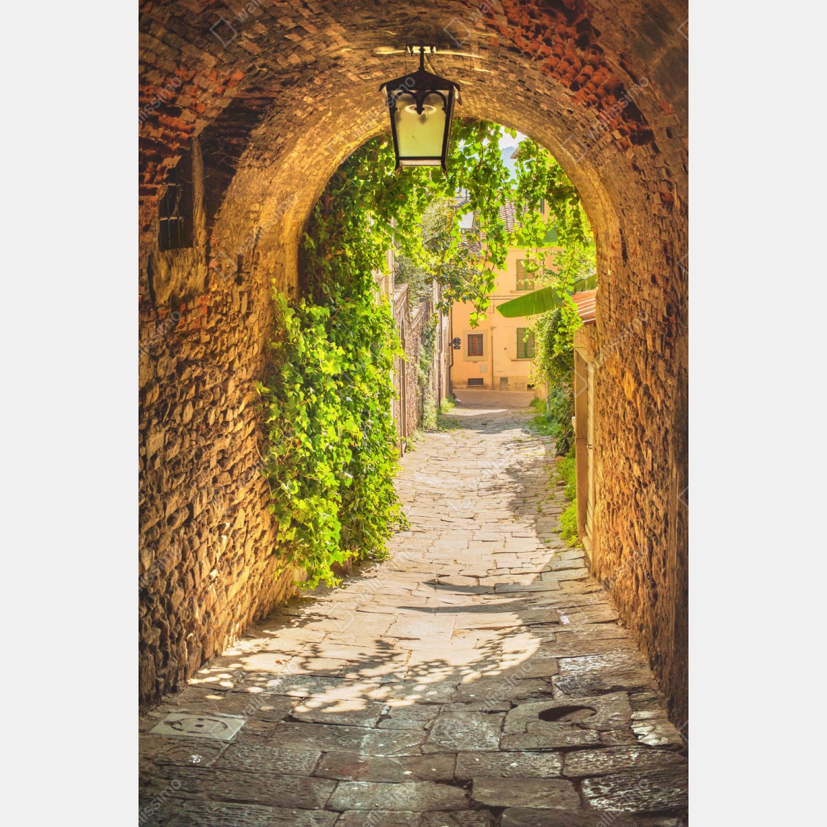 Naklejka na szafę słoneczna uliczka w Toskanii – Wallissimo® Naklejka na szafę słoneczna uliczka w Toskanii – Wallissimo®