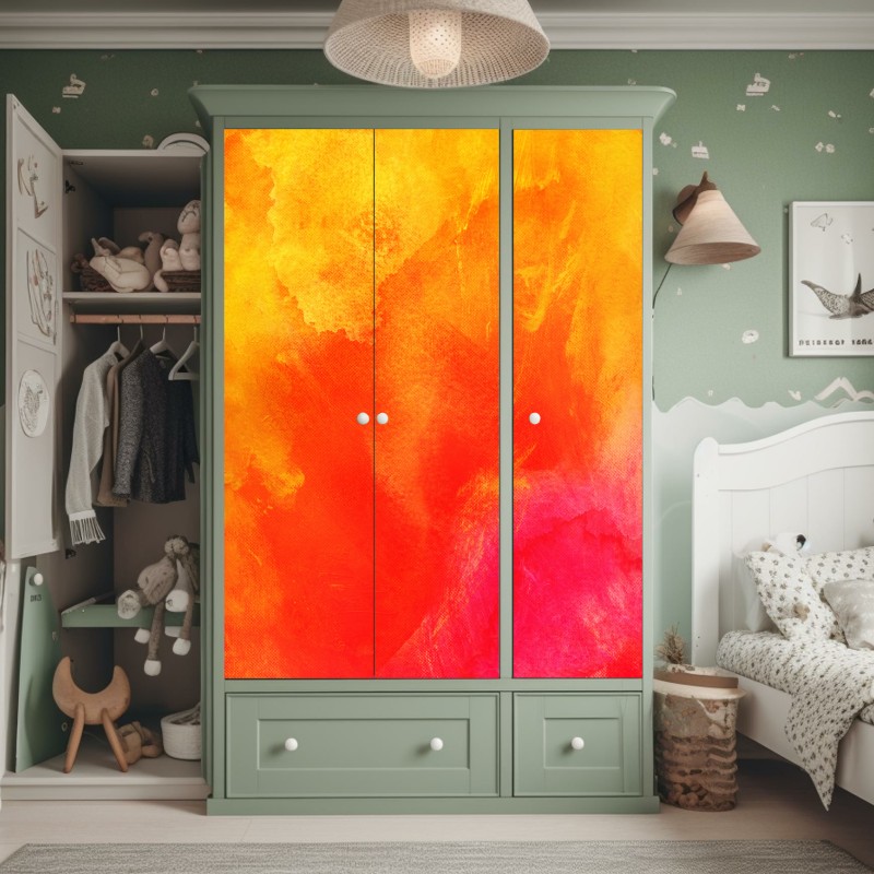 Naklejka na szafę Sanphet Prasat pałac nad jeziorem – Wallissimo®