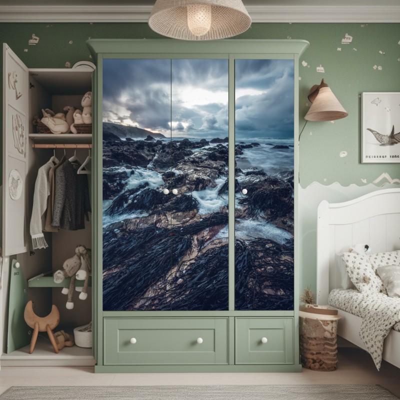 Naklejka na szafę spokojny wodospad Skradinski Buk w Parku Narodowym Krka – Wallissimo®