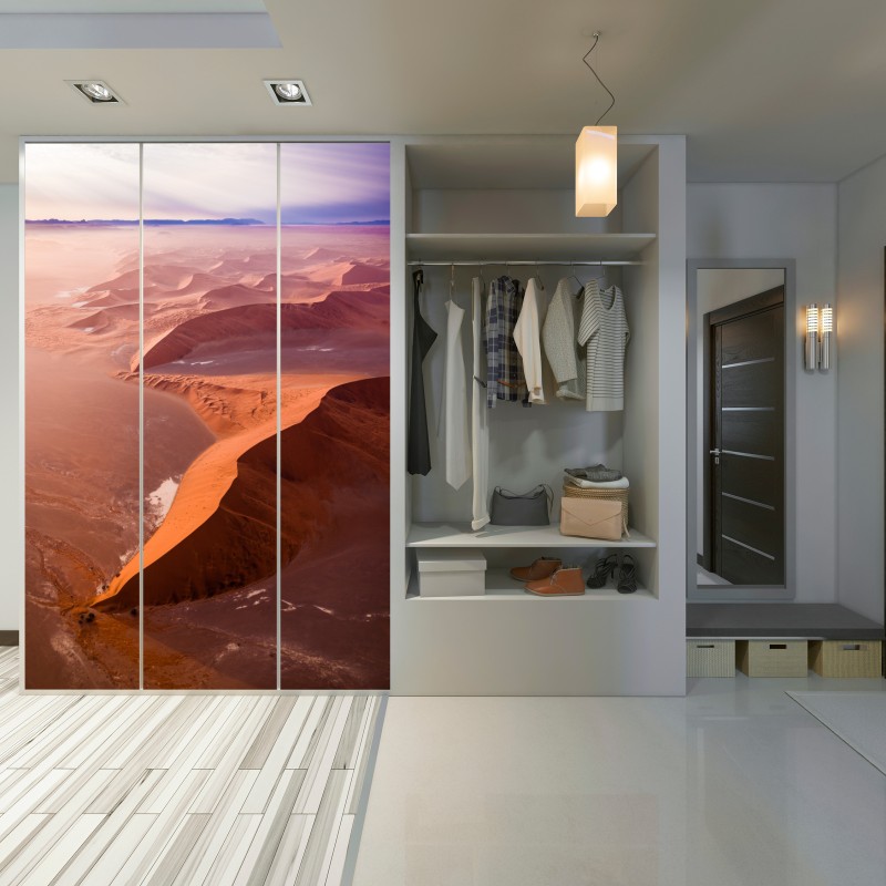 Naklejka na szafę wydmy pustyni Sossusvlei – Wallissimo® Naklejka na szafę wydmy pustyni Sossusvlei – Wallissimo®