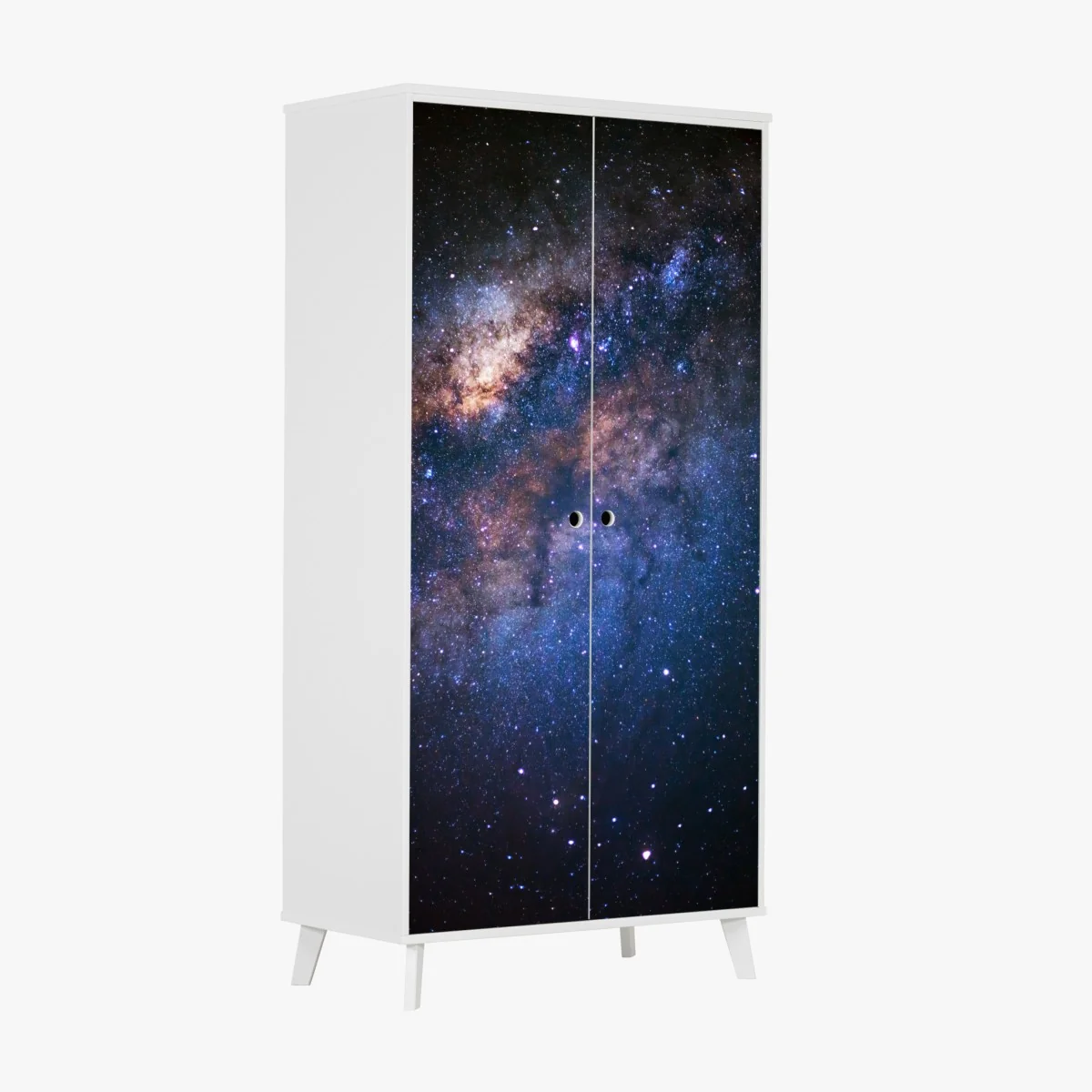 Naklejka na szafę droga mleczna nocne niebo – Wallissimo® Naklejka na szafę droga mleczna nocne niebo – Wallissimo®