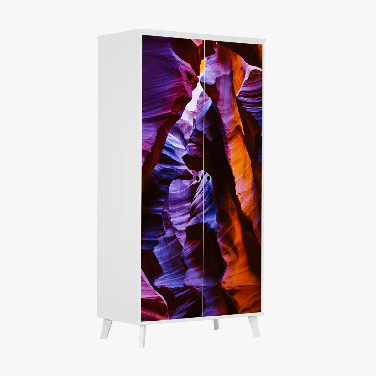 Naklejka na szafę żywe formacje skalne w wąwozie – Wallissimo® Naklejka na szafę żywe formacje skalne w wąwozie – Wallissimo®