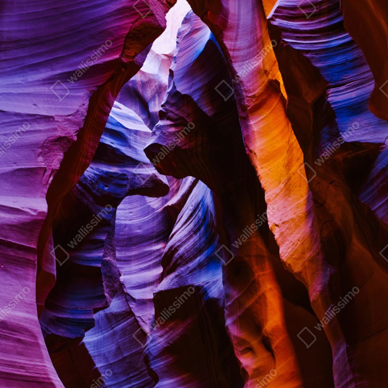 Naklejka na szafę żywe formacje skalne w wąwozie – Wallissimo® Naklejka na szafę żywe formacje skalne w wąwozie – Wallissimo®