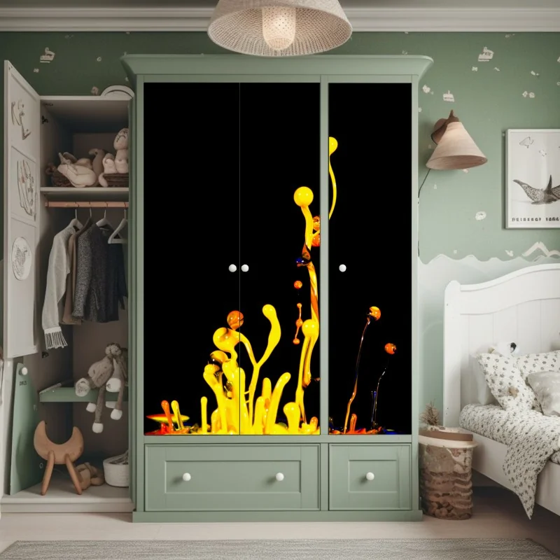 Naklejka na szafę Tadź Mahal odbicie w porannym świetle – Wallissimo®