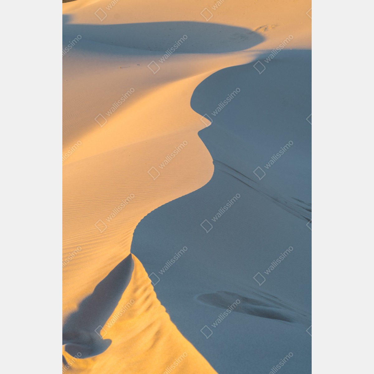 Naklejka na szafę złote krzywizny wydm – Wallissimo® Naklejka na szafę złote krzywizny wydm – Wallissimo®