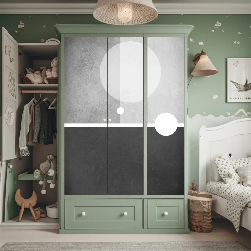 Naklejka na szafę latarnia morska na skalistym wybrzeżu – Wallissimo®