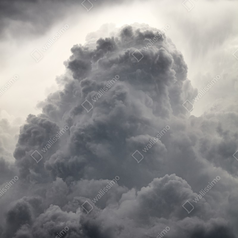 Naklejka na szafę dramatyczny szary krajobraz chmur – Wallissimo® Naklejka na szafę dramatyczny szary krajobraz chmur – Wallissimo®