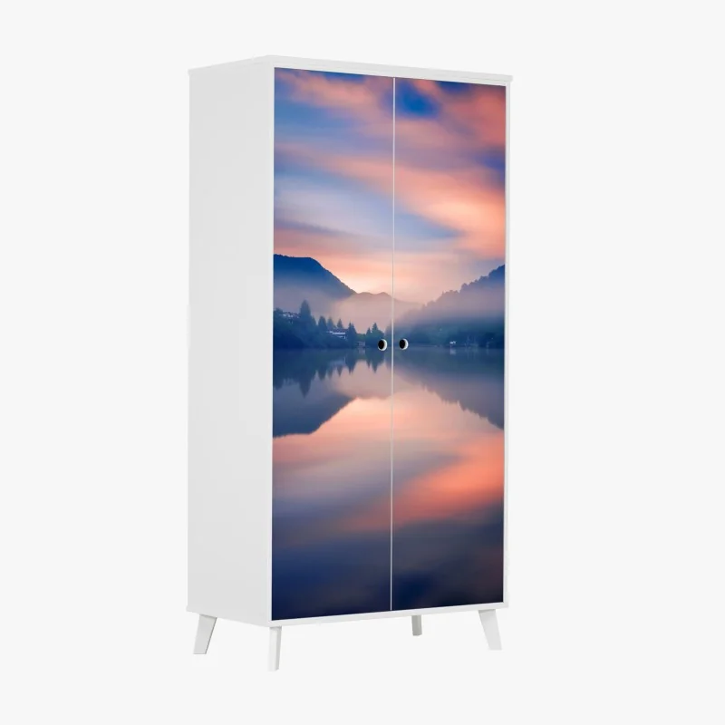 Naklejka na szafę tropikalna turkusowa zatoka panorama – Wallissimo®