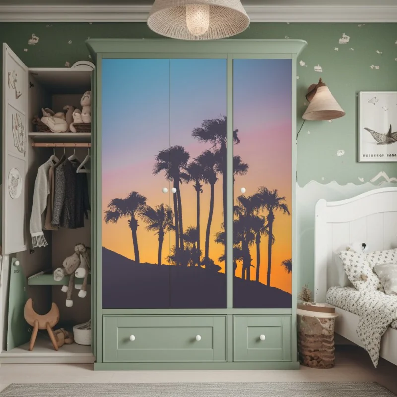 Naklejka na szafę spokojny wodospad Skradinski Buk w Parku Narodowym Krka – Wallissimo®