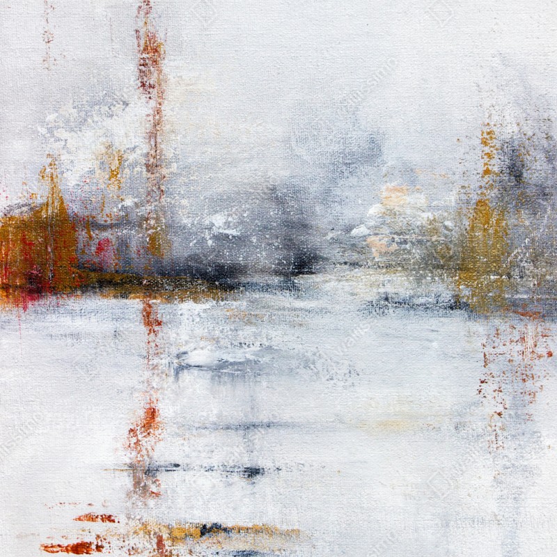 Naklejka na szafę spokojny abstrakcyjny krajobraz w delikatnych tonach – Wallissimo® Naklejka na szafę spokojny abstrakcyjny krajobraz w delikatnych tonach – Wallissimo®