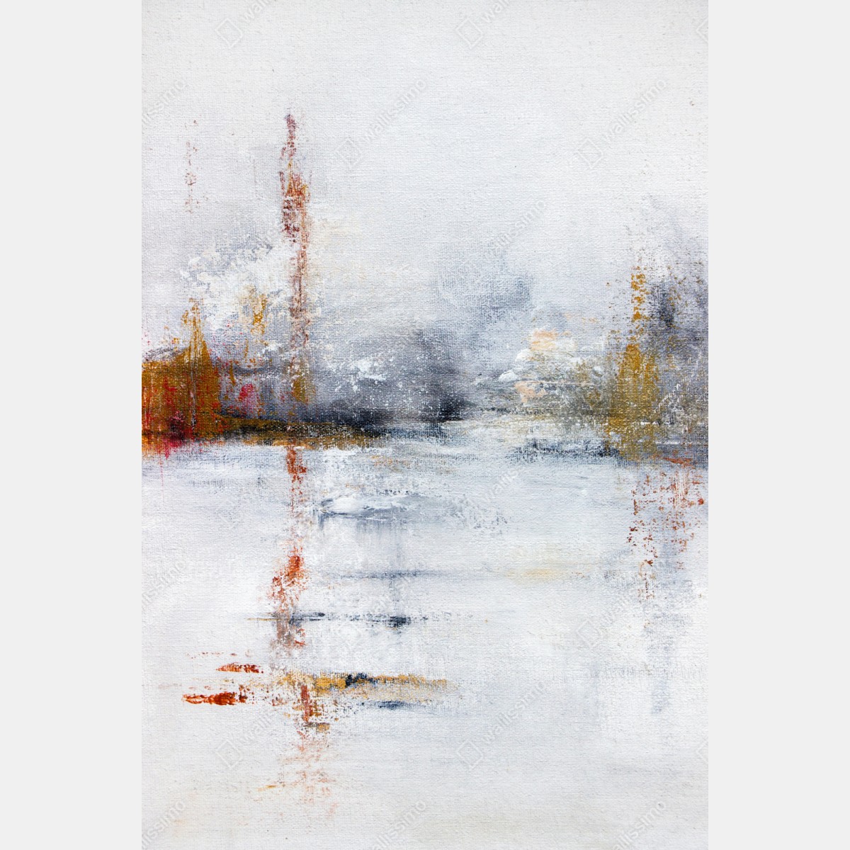 Naklejka na szafę spokojny abstrakcyjny krajobraz w delikatnych tonach – Wallissimo® Naklejka na szafę spokojny abstrakcyjny krajobraz w delikatnych tonach – Wallissimo®