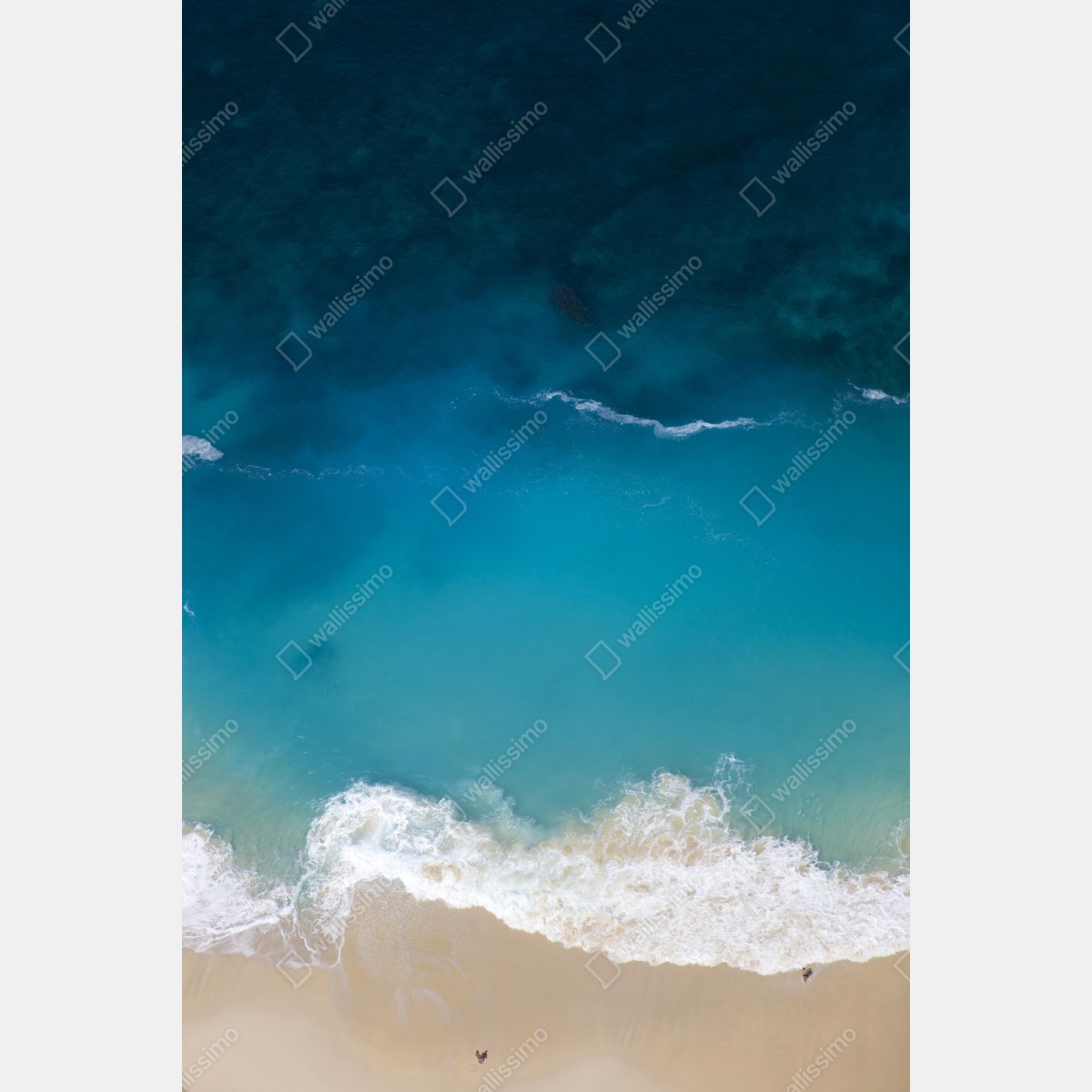 Naklejka na szafę powietrzny widok turkusowej plaży na Nusa Penida – Wallissimo® Naklejka na szafę powietrzny widok turkusowej plaży na Nusa Penida – Wallissimo®