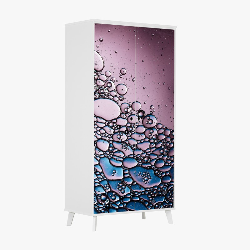 Naklejka na szafę złote Wat Arun o zmierzchu – Wallissimo®