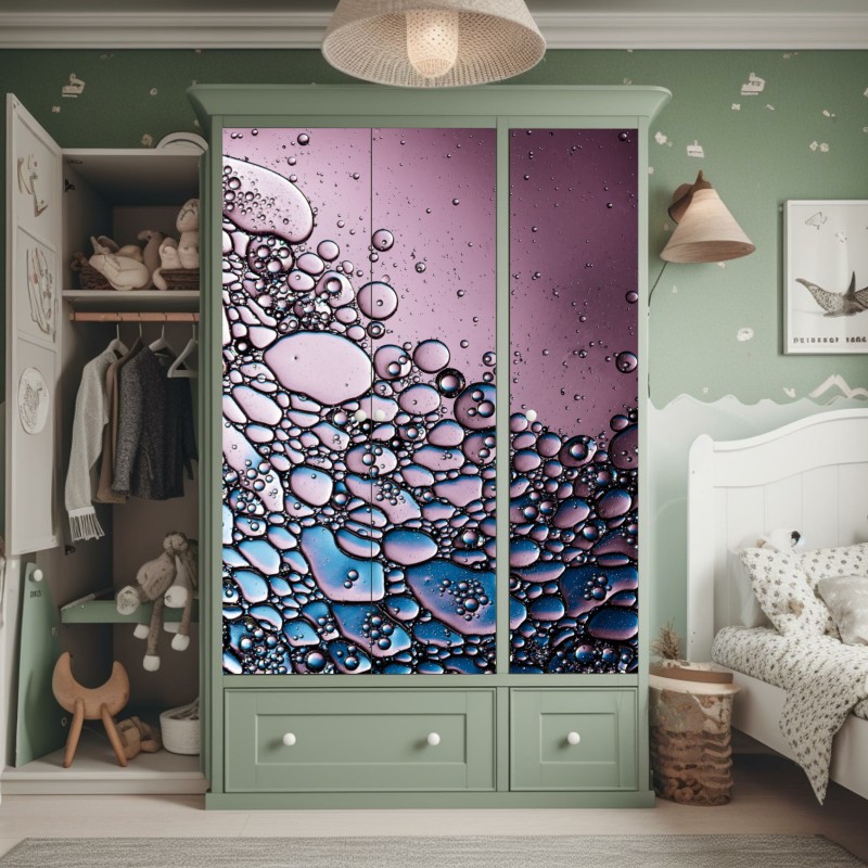 Naklejka na szafę złote Wat Arun o zmierzchu – Wallissimo®