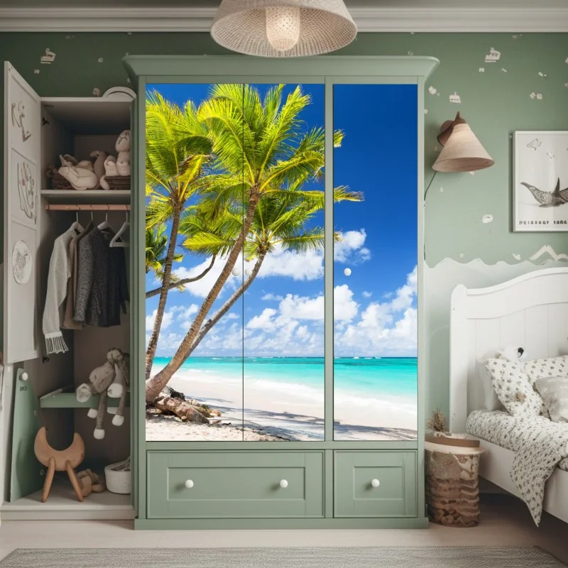 Naklejka na szafę Sanphet Prasat pałac nad jeziorem – Wallissimo®