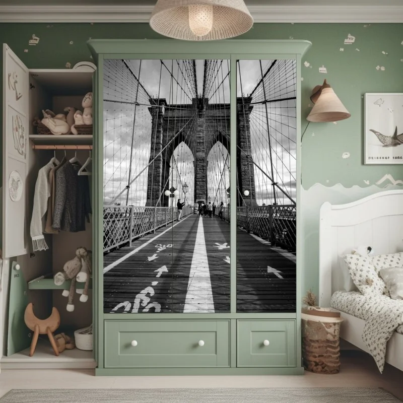 Naklejka na szafę latarnia morska na skalistym wybrzeżu – Wallissimo®