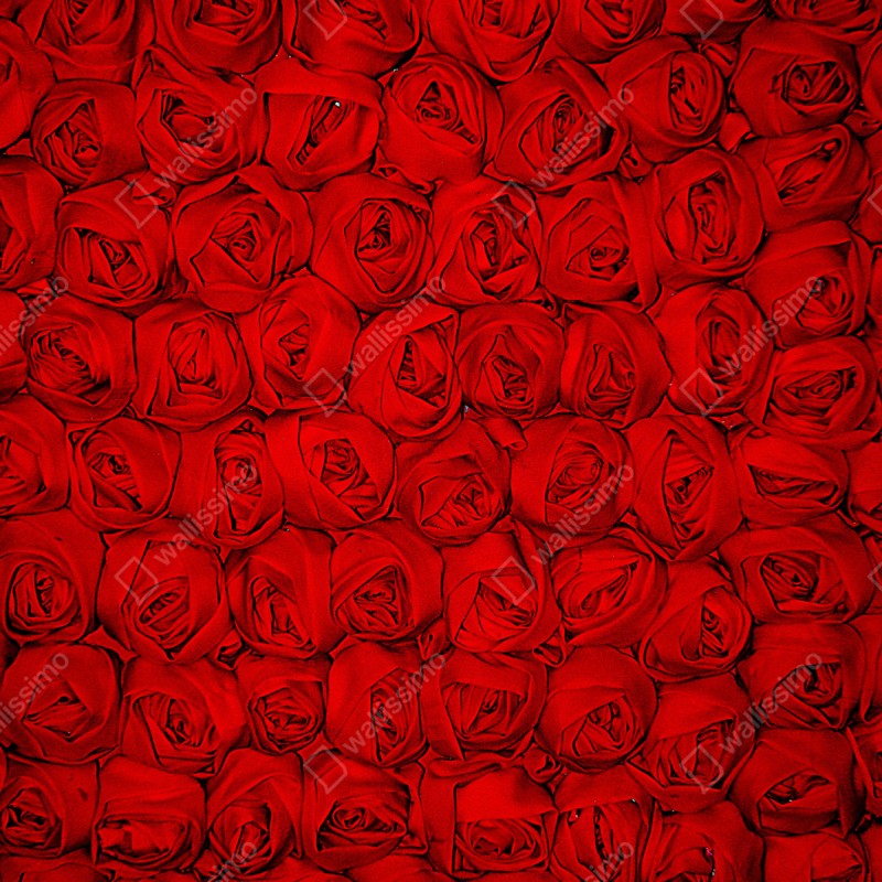 Naklejka na szafę nieskończone czerwone róże – Wallissimo® Naklejka na szafę nieskończone czerwone róże – Wallissimo®