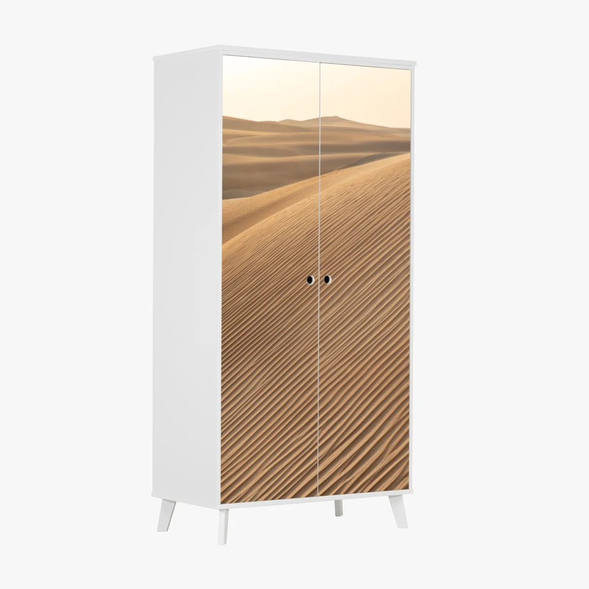 Naklejka na szafę złote wydmy minimalistyczny krajobraz – Wallissimo® Naklejka na szafę złote wydmy minimalistyczny krajobraz – Wallissimo®