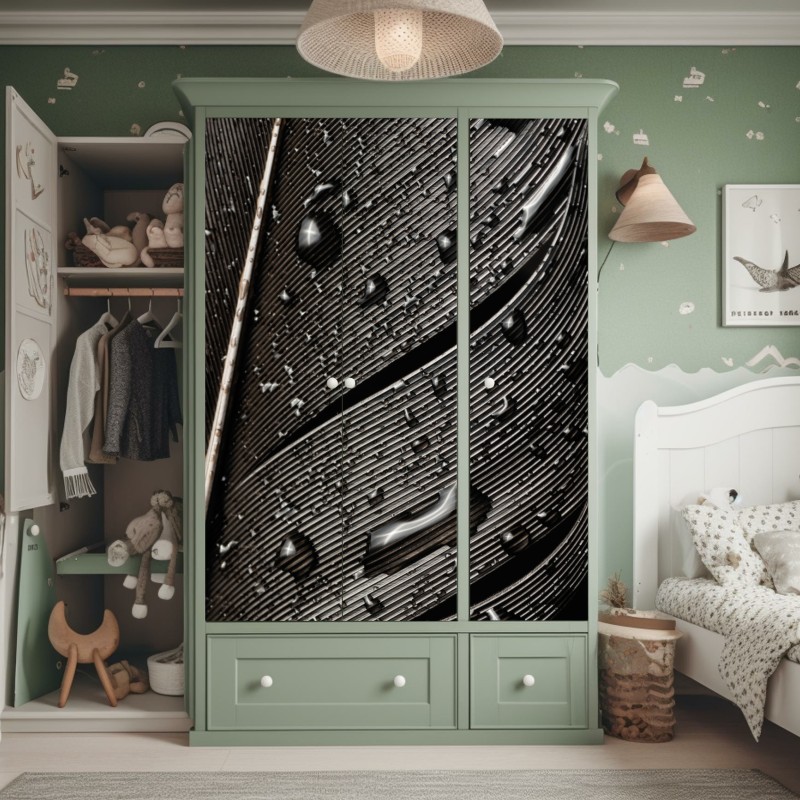 Naklejka na szafę poranna mgła nad jeziorem Pang Oung, Mae Hong Son – Wallissimo®