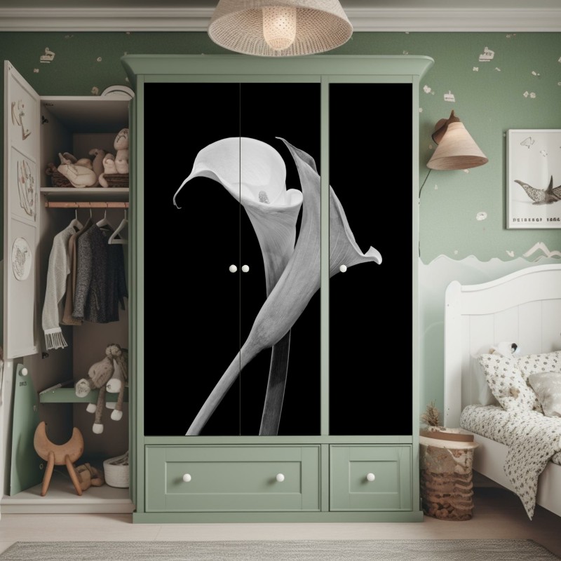 Naklejka na szafę pastelowy wzór muszelkowy – Wallissimo®