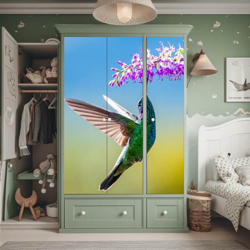 Naklejka na szafę surowa tekstura betonowej ściany – Wallissimo®