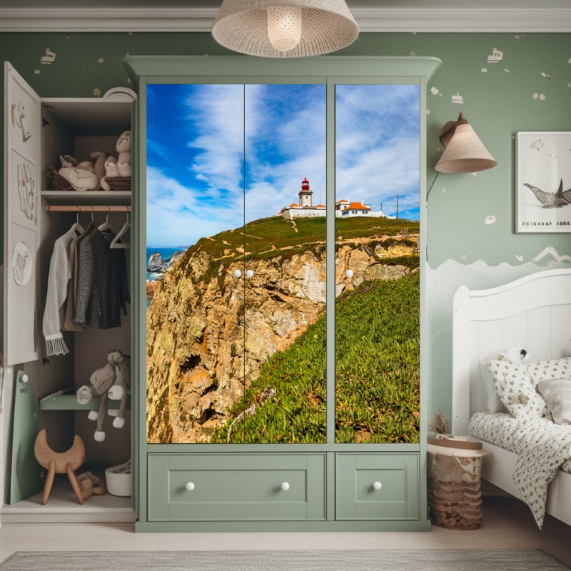 Naklejka na szafę spokojny wodospad Skradinski Buk w Parku Narodowym Krka – Wallissimo®