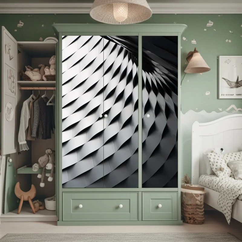 Naklejka na szafę Tadź Mahal odbicie w porannym świetle – Wallissimo®