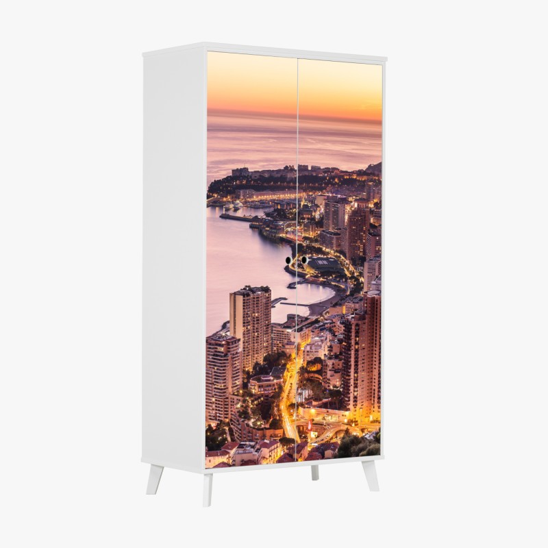 Naklejka na szafę Sanphet Prasat pałac nad jeziorem – Wallissimo®