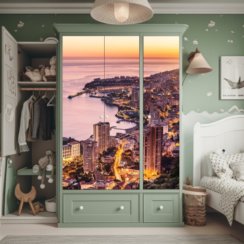 Naklejka na szafę Sanphet Prasat pałac nad jeziorem – Wallissimo®