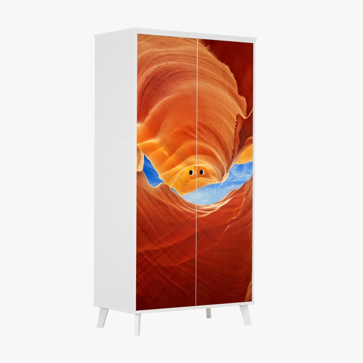 Naklejka na szafę Antelope Canyon wirujące piaskowcowe formy – Wallissimo® Naklejka na szafę Antelope Canyon wirujące piaskowcowe formy – Wallissimo®