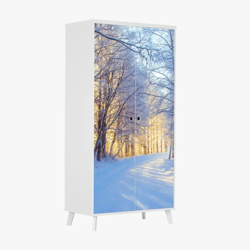 Naklejka na szafę tropikalna turkusowa zatoka panorama – Wallissimo®