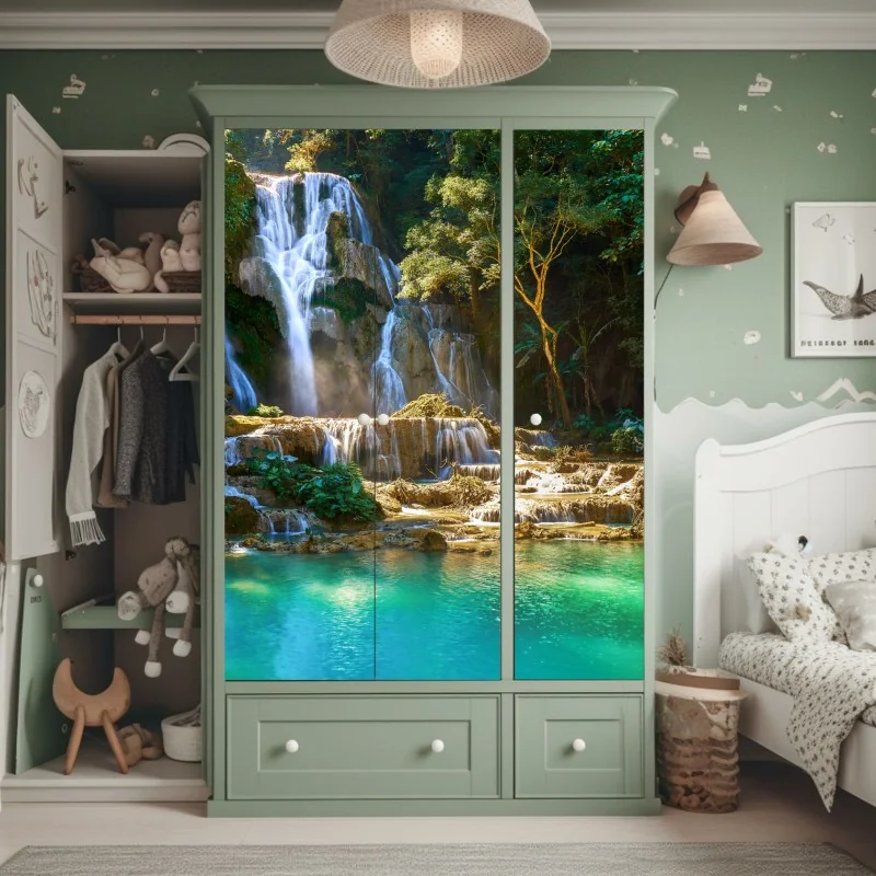 Naklejka na szafę słoneczna uliczka w Brindisi – Wallissimo®