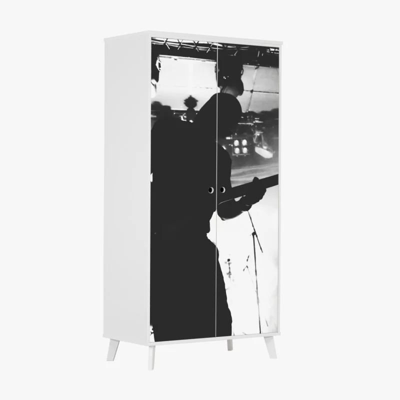 Naklejka na szafę delikatny wzór z magnoliami – Wallissimo®