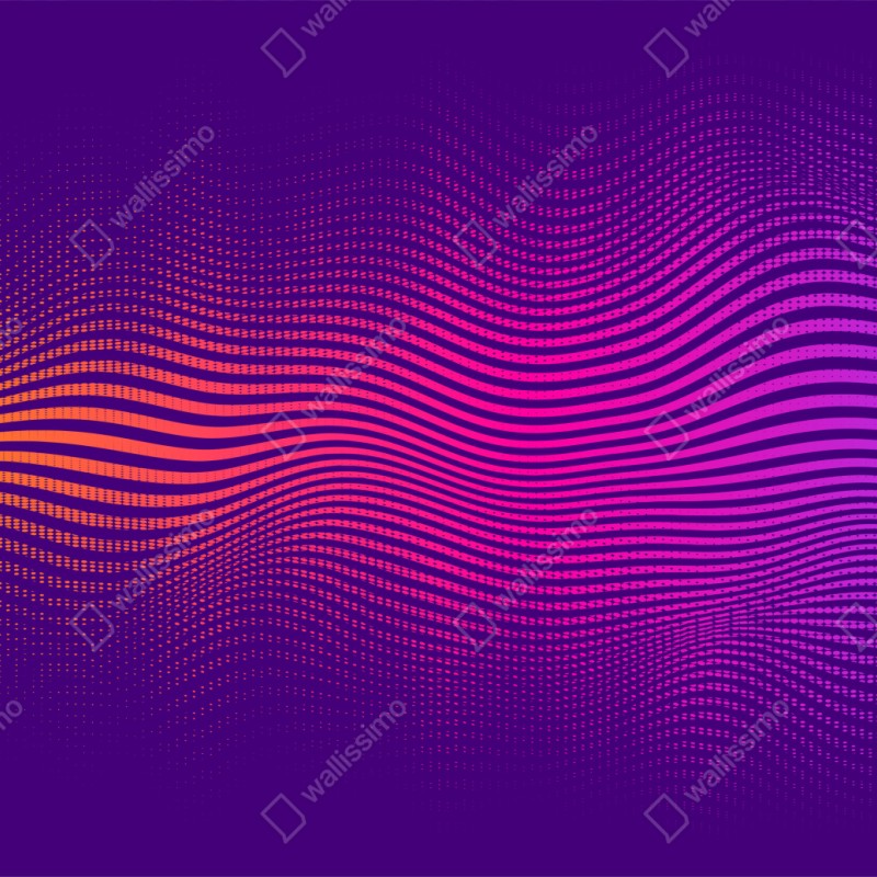 Naklejka na szafę żywy gradient falowy wzór – Wallissimo® Naklejka na szafę żywy gradient falowy wzór – Wallissimo®